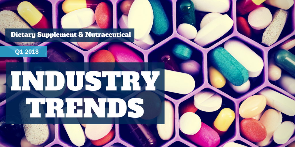 Dietary Supplement Industry Tends for Q1 2018