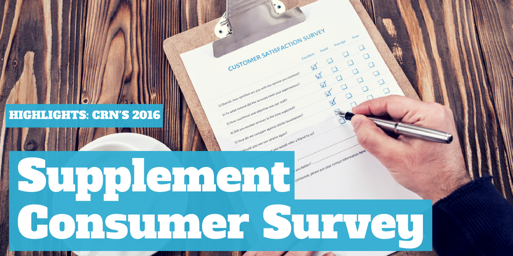 Highlights: CRN’s 2016 Supplement Consumer Survey