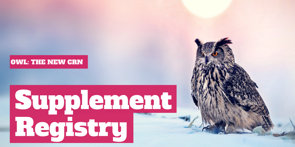 OWL: The New CRN Supplement Registry