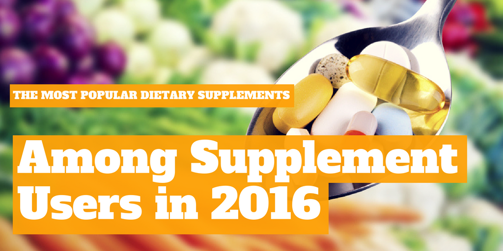 Top Supplement Types (According To Supplement Users) in 2016 [INFOGRAPHIC]