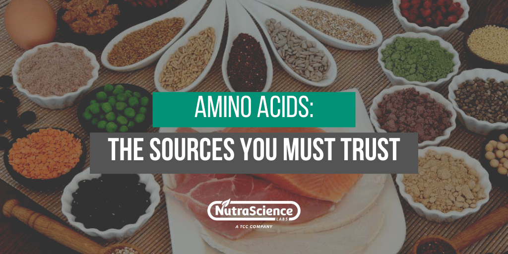 The Right Sources of Amino Acids