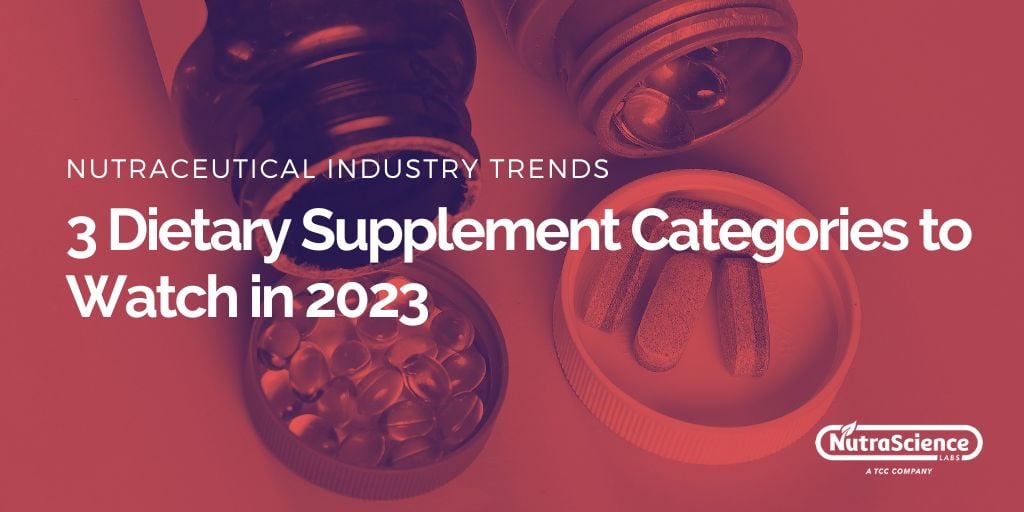 Three Dietary Supplement Categories to Watch in 2023