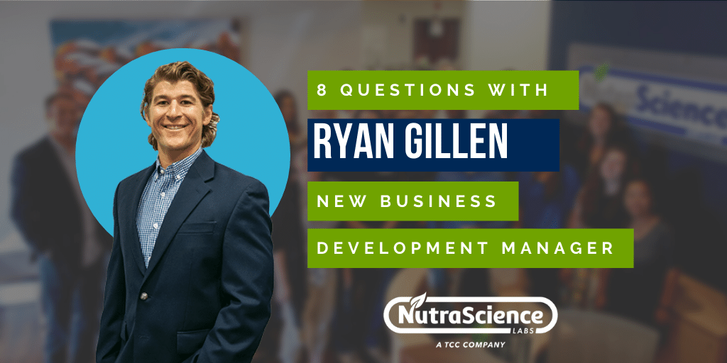Ryan Gillen, New Business Development Manager - NutraScience Labs